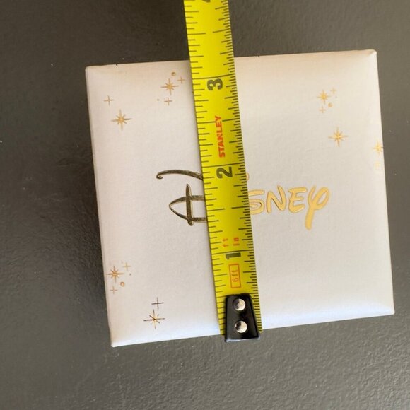 Disney Bowtiful Minnie Mouse Necklace Fine Silver Plated Bow Gold Tone - Picture 9 of 9